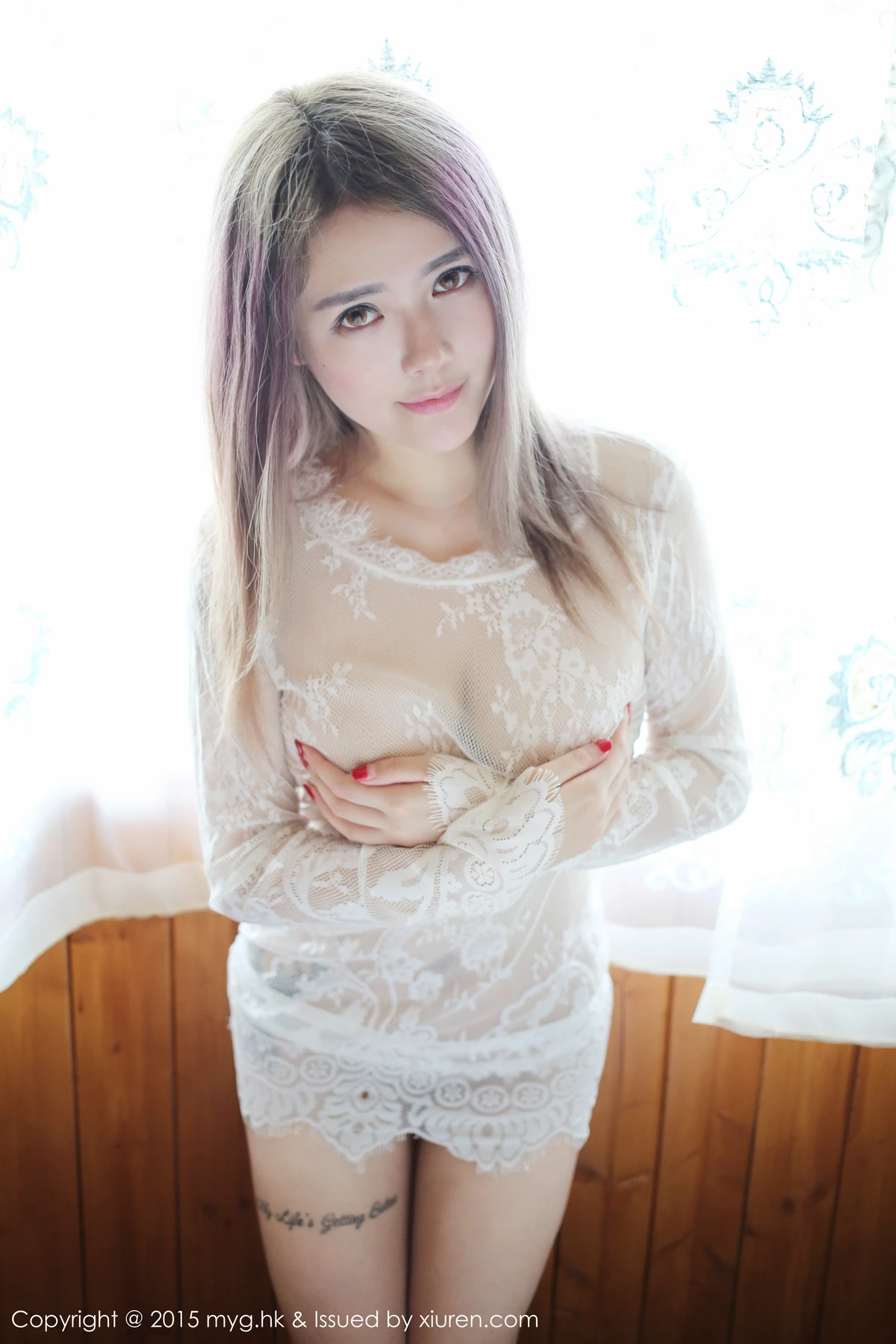 MyGirl美媛馆 Vol.127_嫩模李雪婷Anna性感内衣完美身材丰满豪乳迷人写真53P - 5