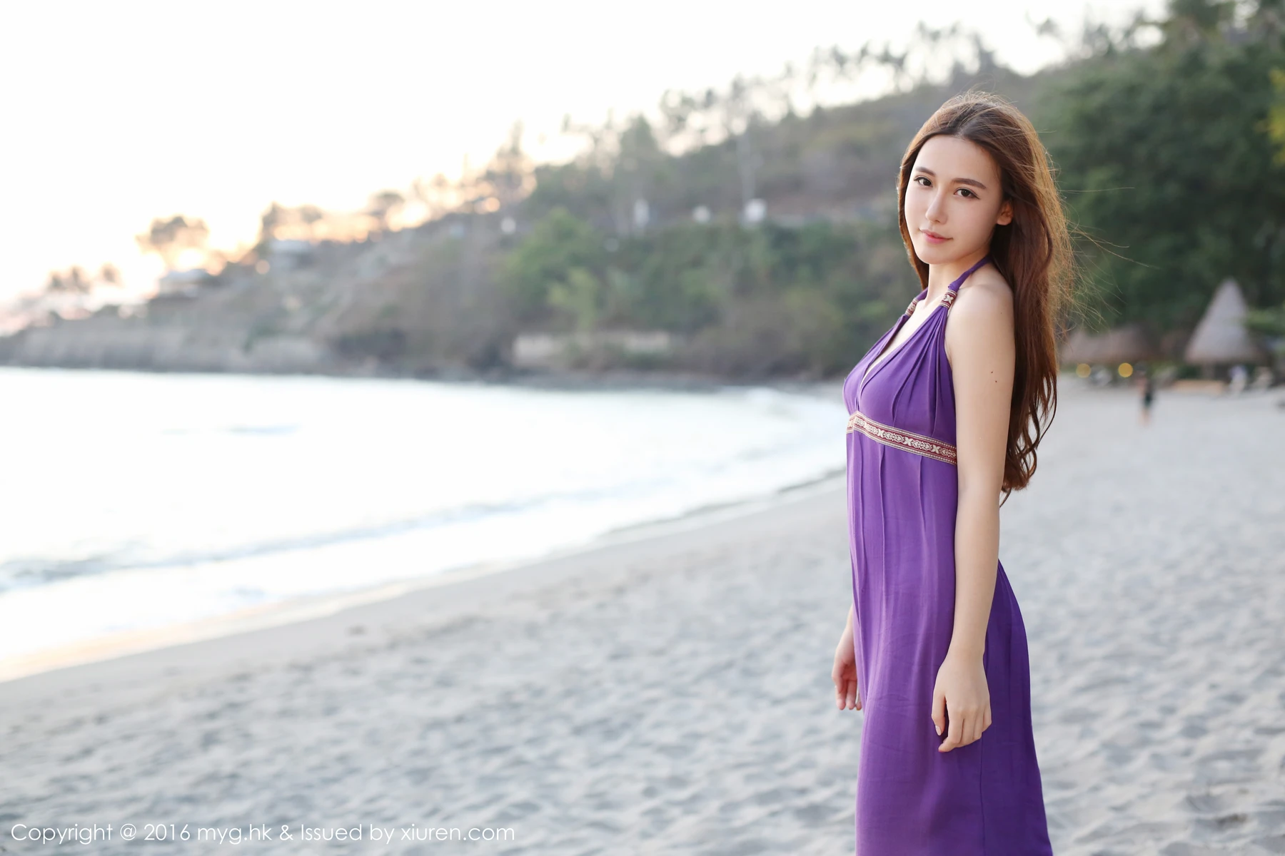 MyGirl美媛馆 Vol.191_嫩模熊吖BOBO龙目岛旅拍沙滩边白纱裙下性感美臀写真67P - 6