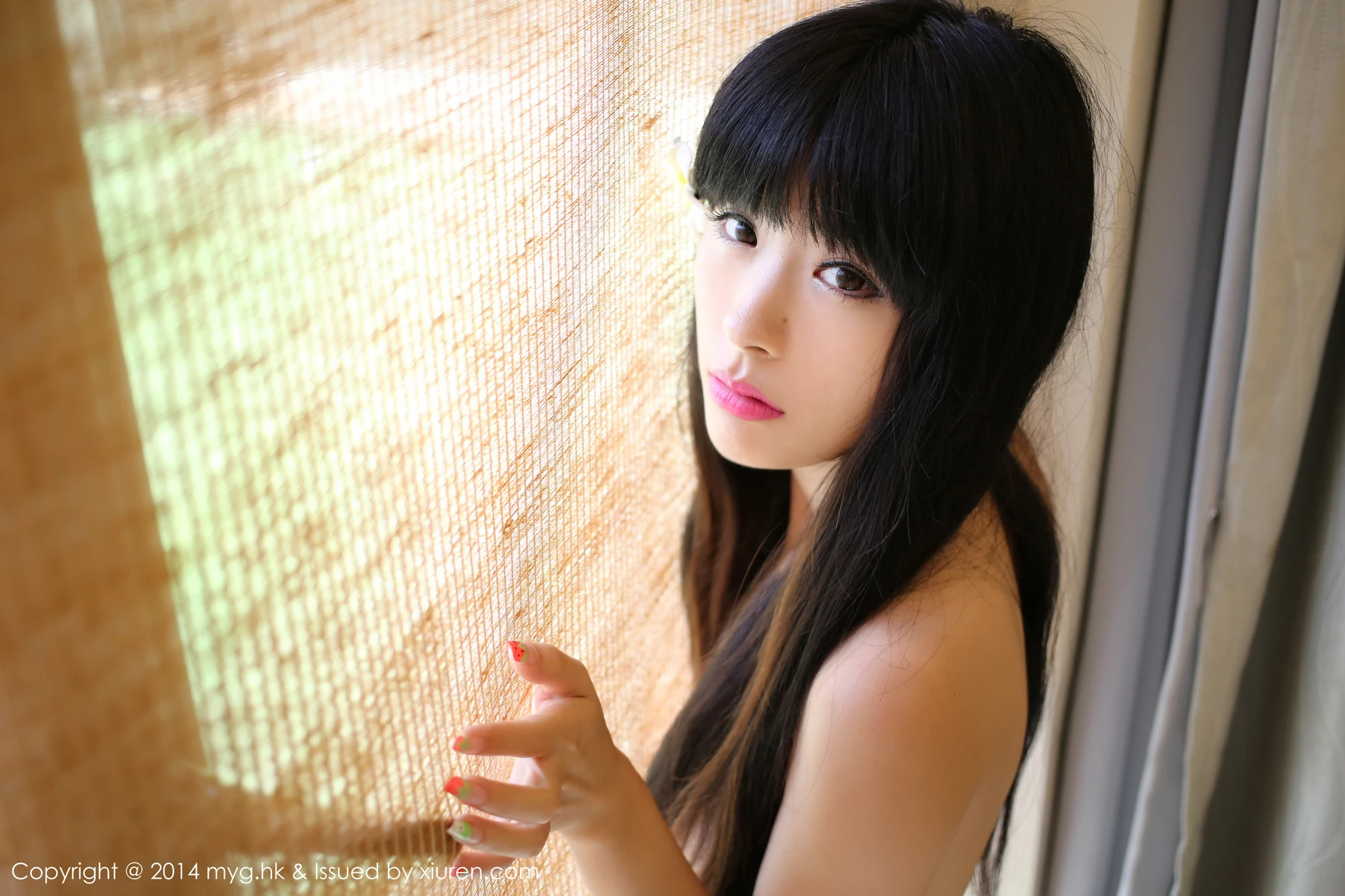 MyGirl美媛馆 Vol.045_刘雪妮Verna三亚旅拍连体透视蕾丝比基尼完美诱惑写真66P - 1