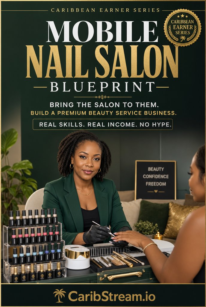 Caribbean Earner Mobile Nail Salon Blueprint