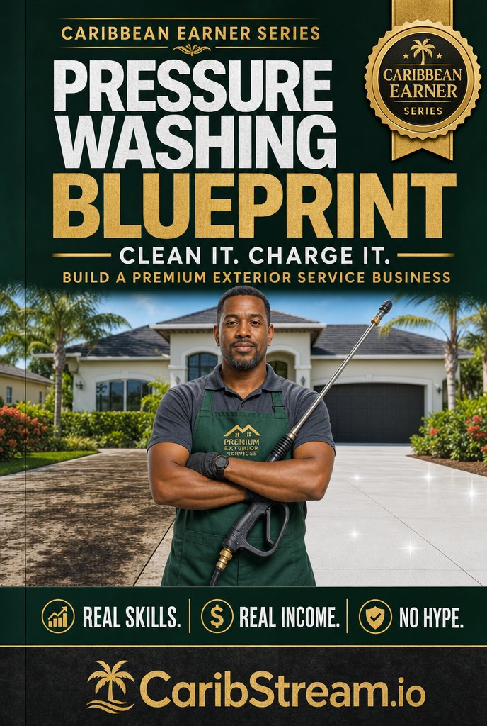 Caribbean Earner Pressure Washing Blueprint
