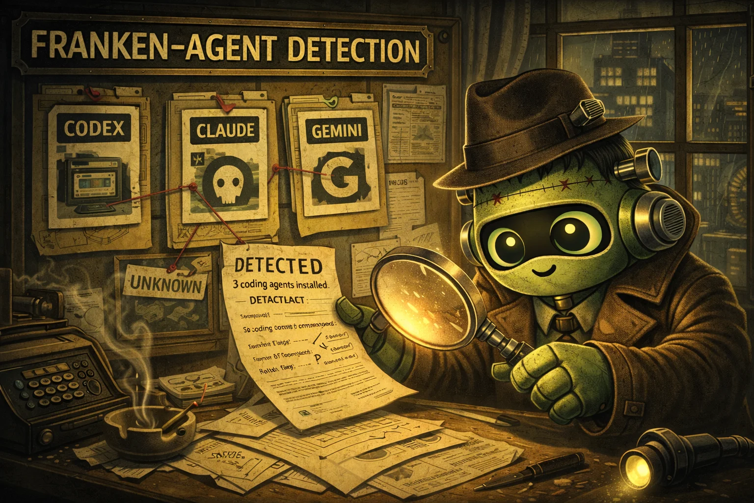 franken-agent-detection - local deterministic coding-agent installation detection