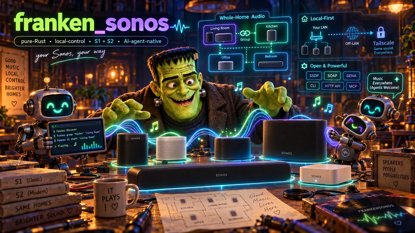 FrankenSonos illustration