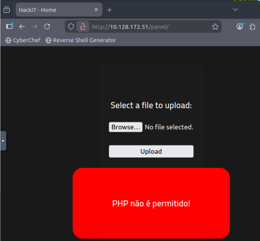 Upload Panel