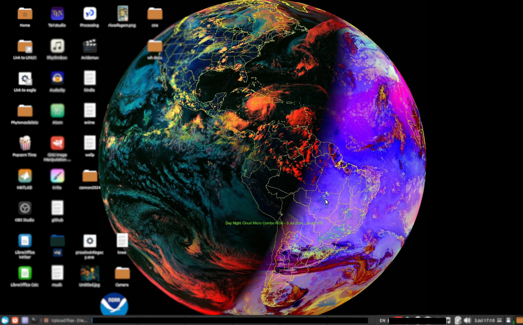 NOAA GOES16 Imagery