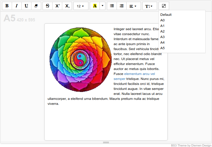 summernote-paper-size