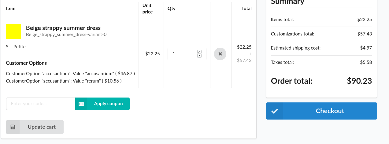 Price import forms