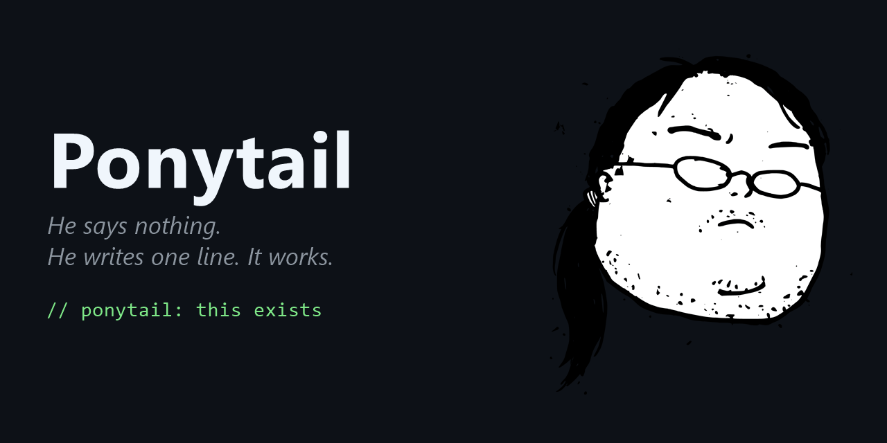 Ponytail 开源项目官方宣传图
