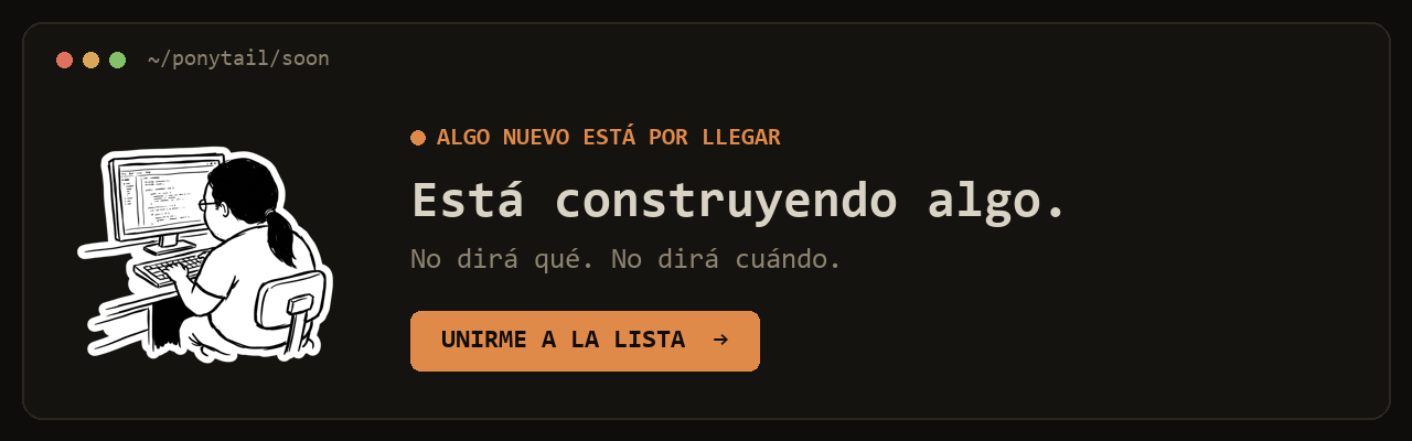 Algo nuevo está por llegar, únete a la lista