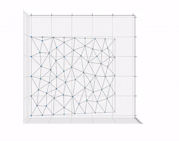 Flag simulation with adaptive remeshing