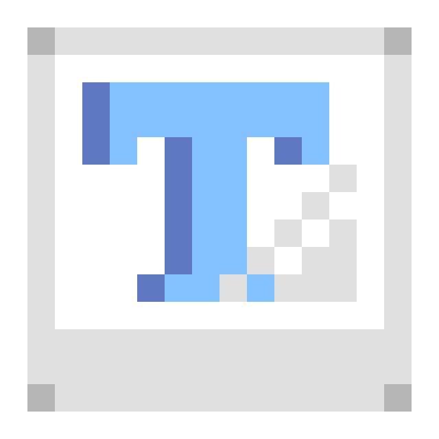 BitmapTextureFont's icon