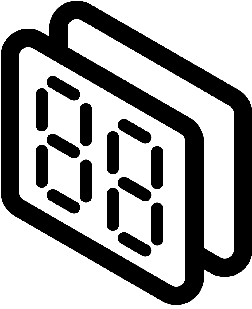 The shot clock icon that opens the Connections Menu