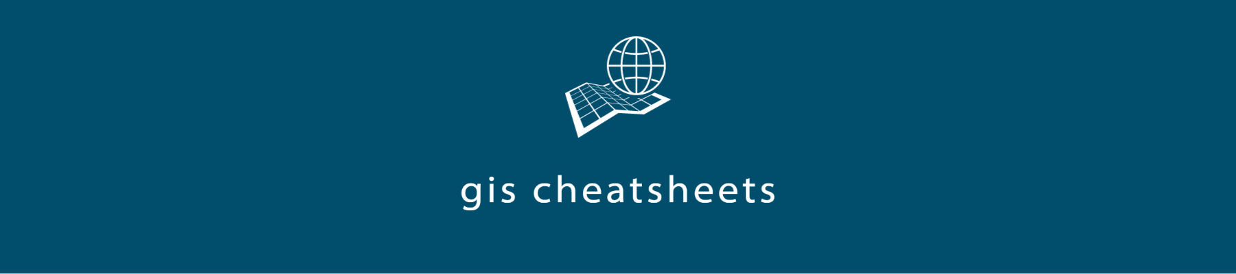 gis cheatsheets banner