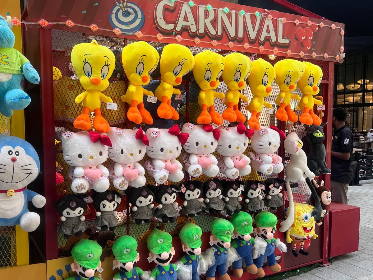 Carnival prize display