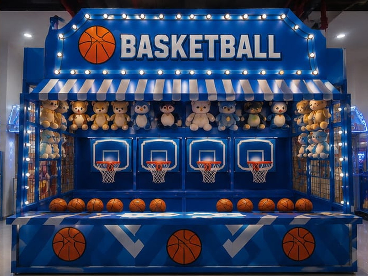 Basketball carnival game