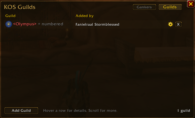 KOS guilds