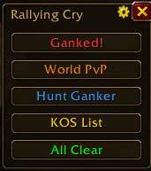 Rallying Cry button panel