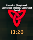 Active Rested Status HUD