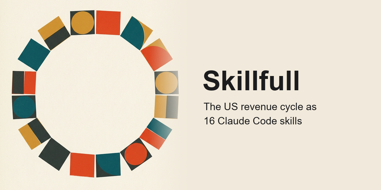 Skillfull: the US revenue cycle as 16 Claude Code skills