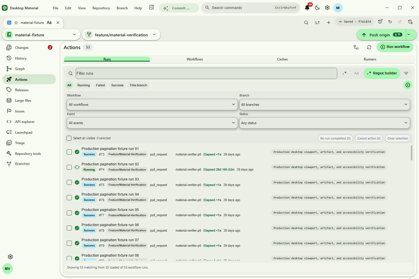 Headless Actions run pagination with the page-two sentinel retained