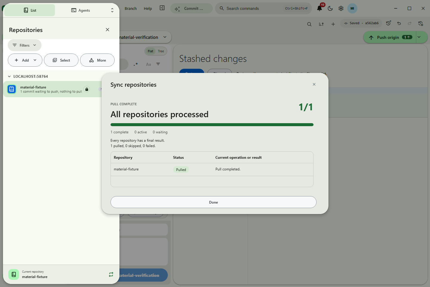 Pull all completing with another signed-in account without exposing its identity