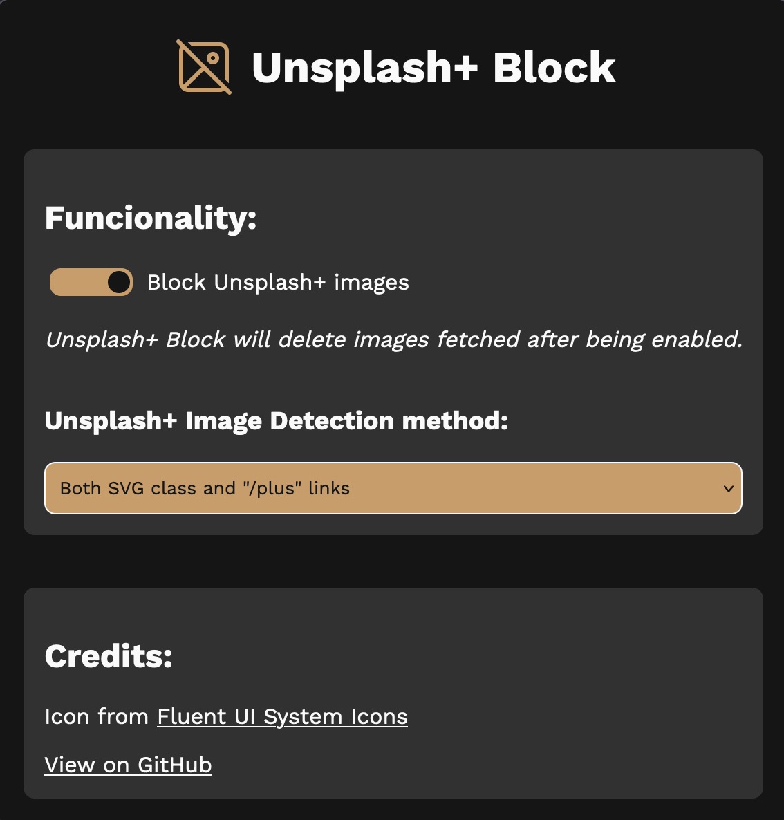 The Unsplash+ Block UI