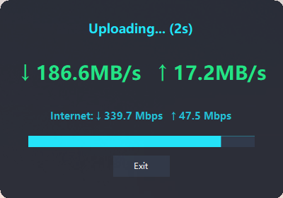 LiteMonitor 网速测试