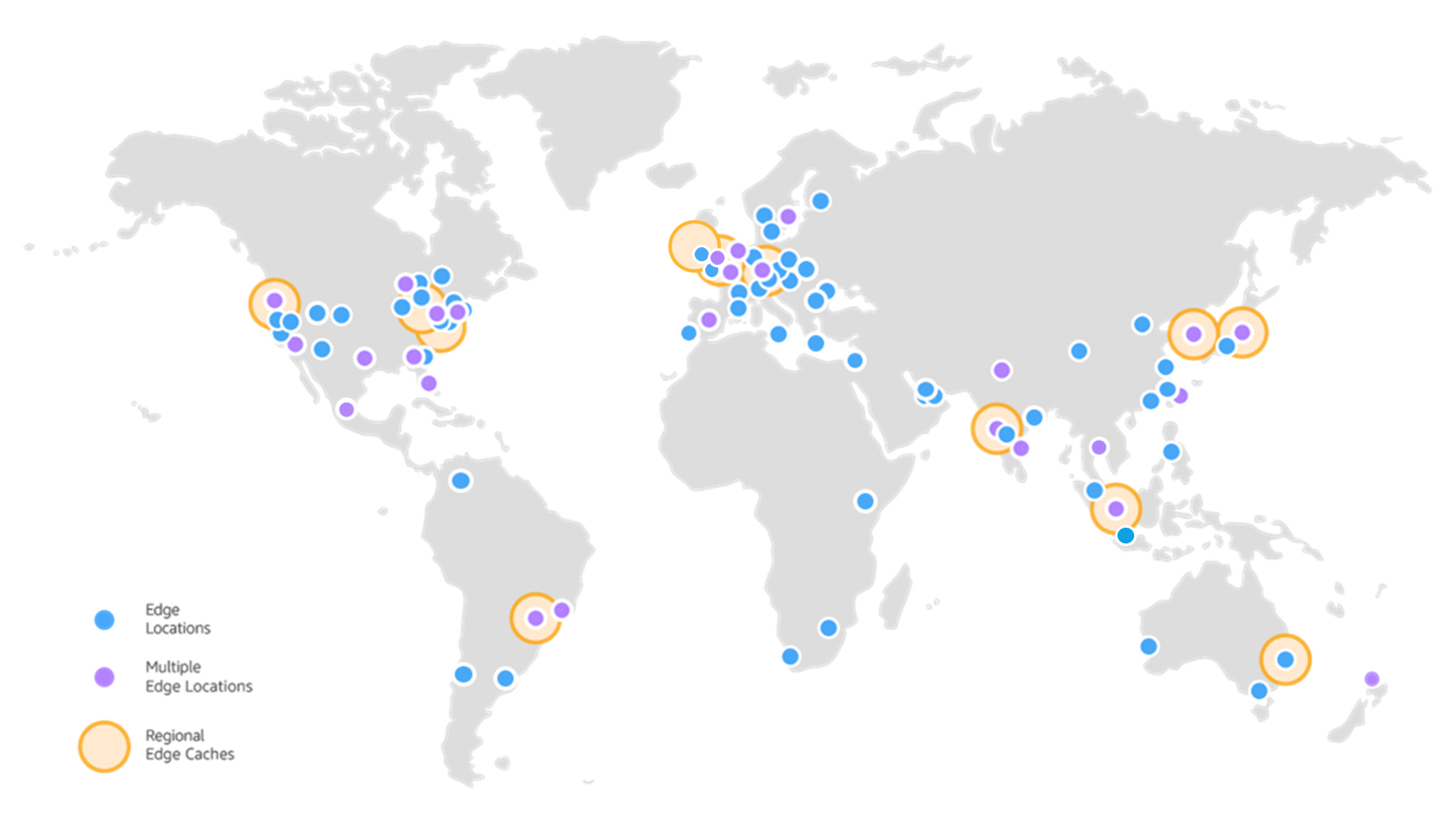 Edge Locations of CloudFront
