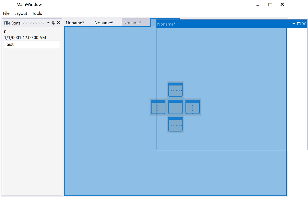 Light mode dock document