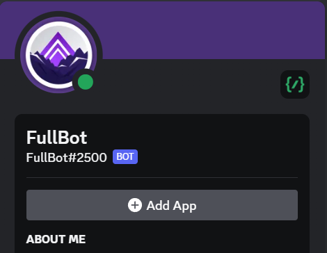 invite bot button