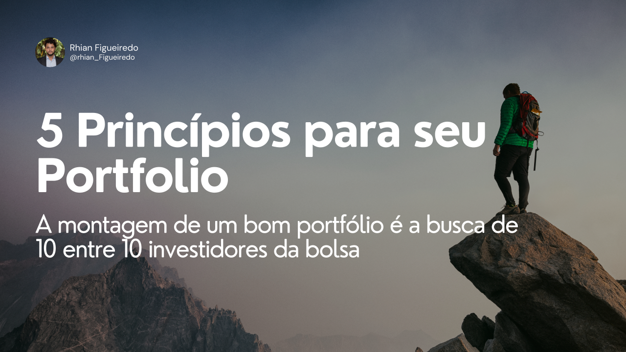 Princípios para o Portfólio