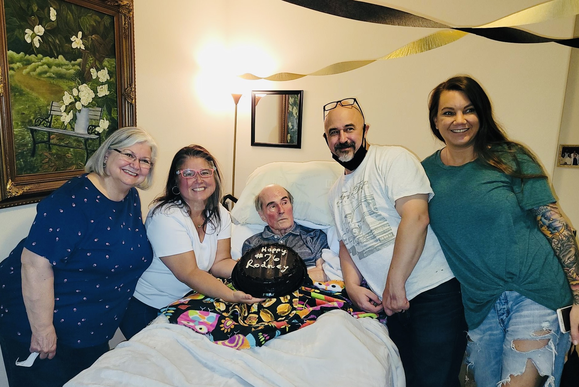 Celebrating birthday with family