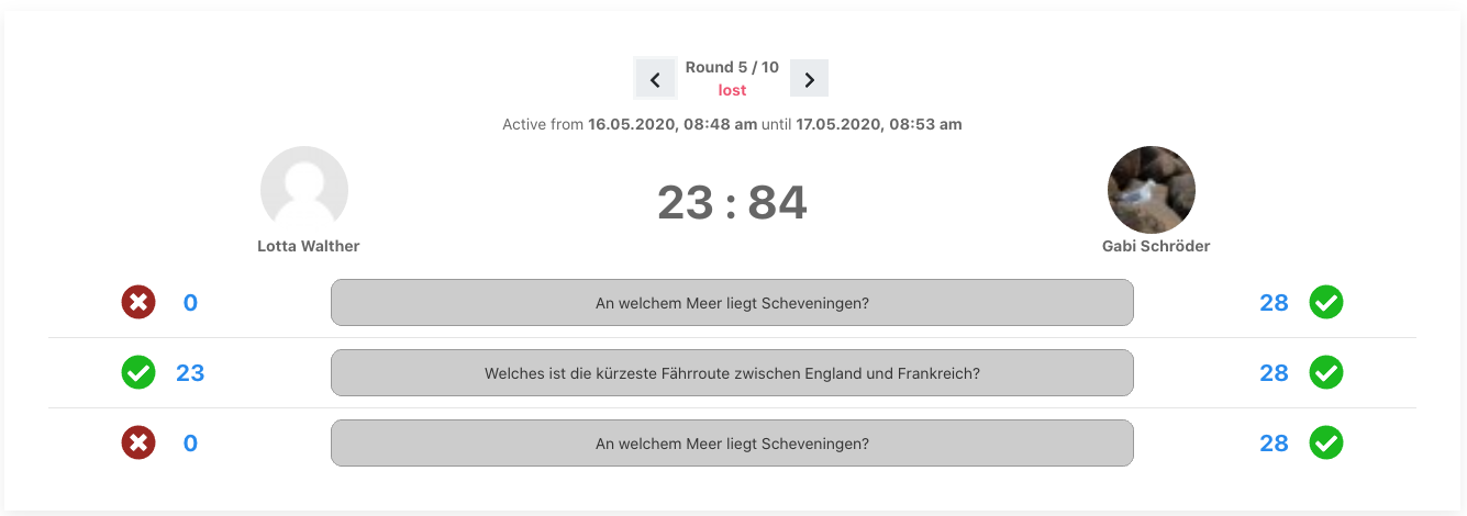 match overview