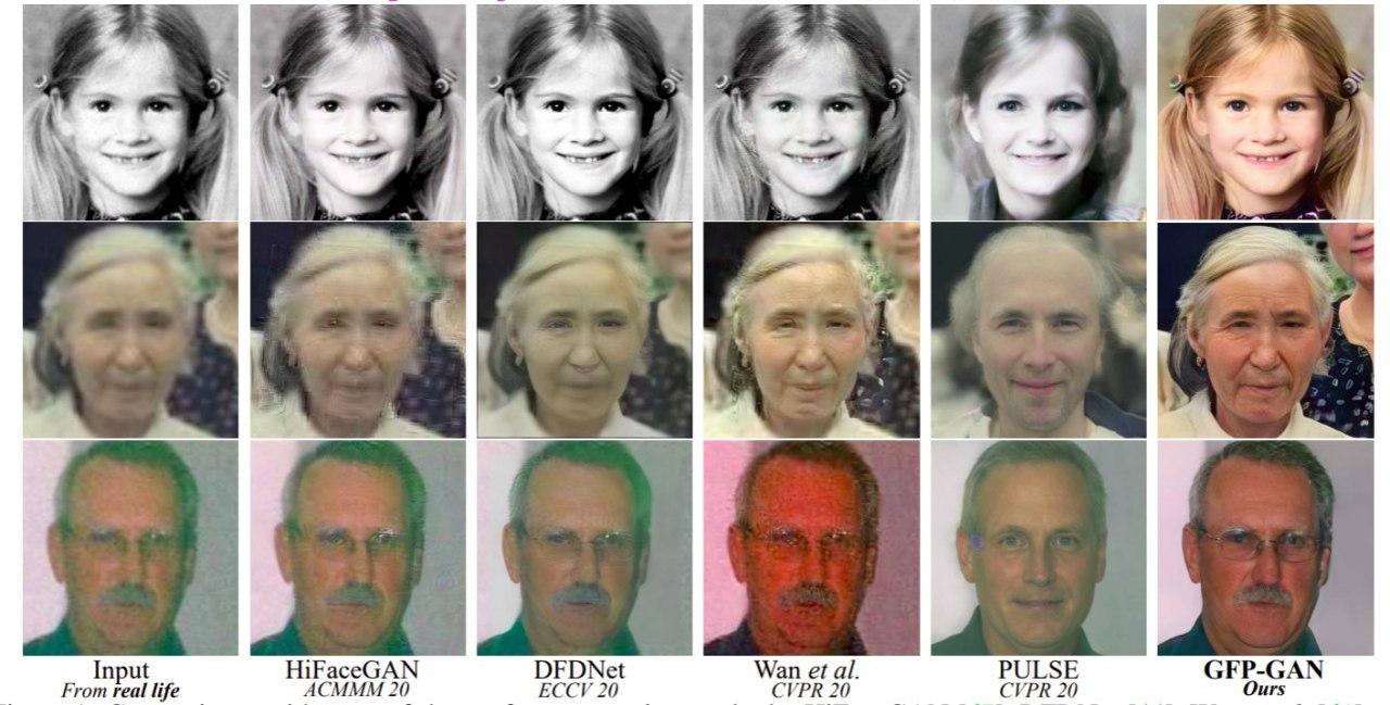 illustation about face restoration