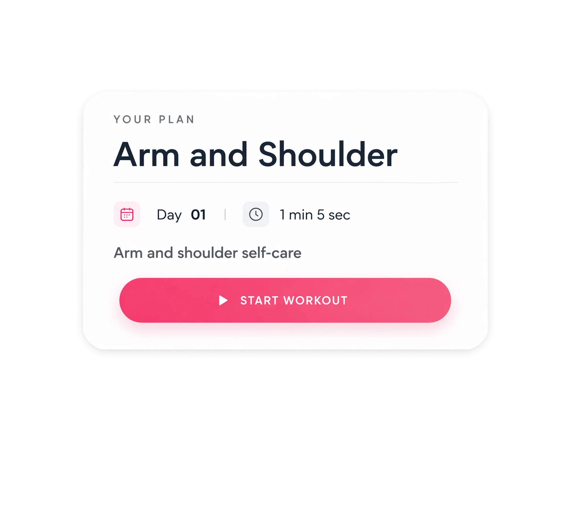 Step 02 — personalised plan
