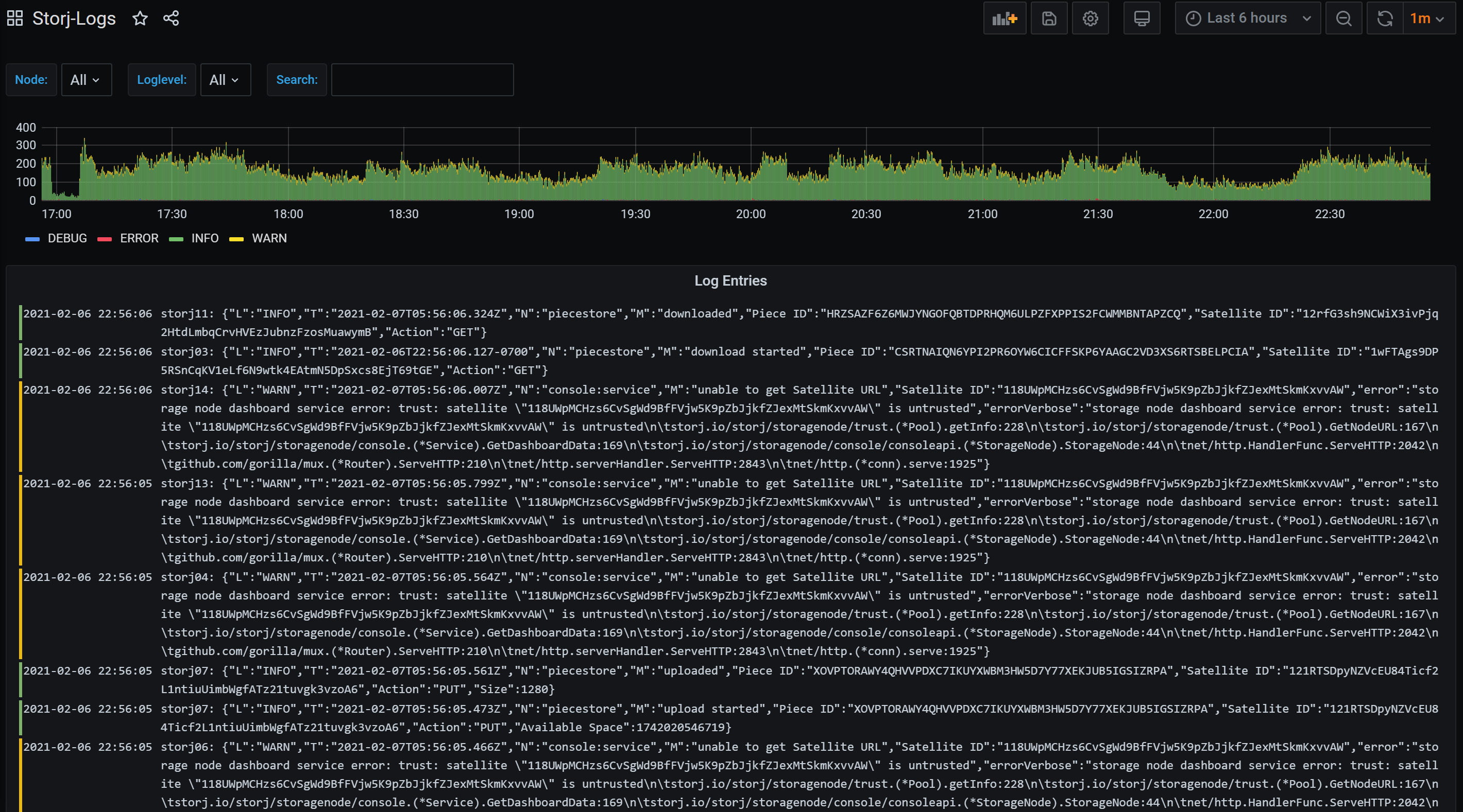 Storj-Logs