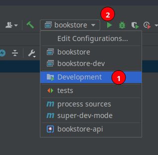 Intellij run