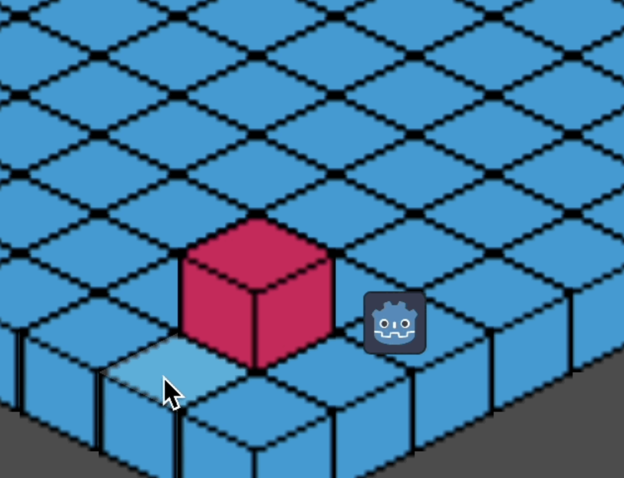 Isometric 2D point and click movement's icon