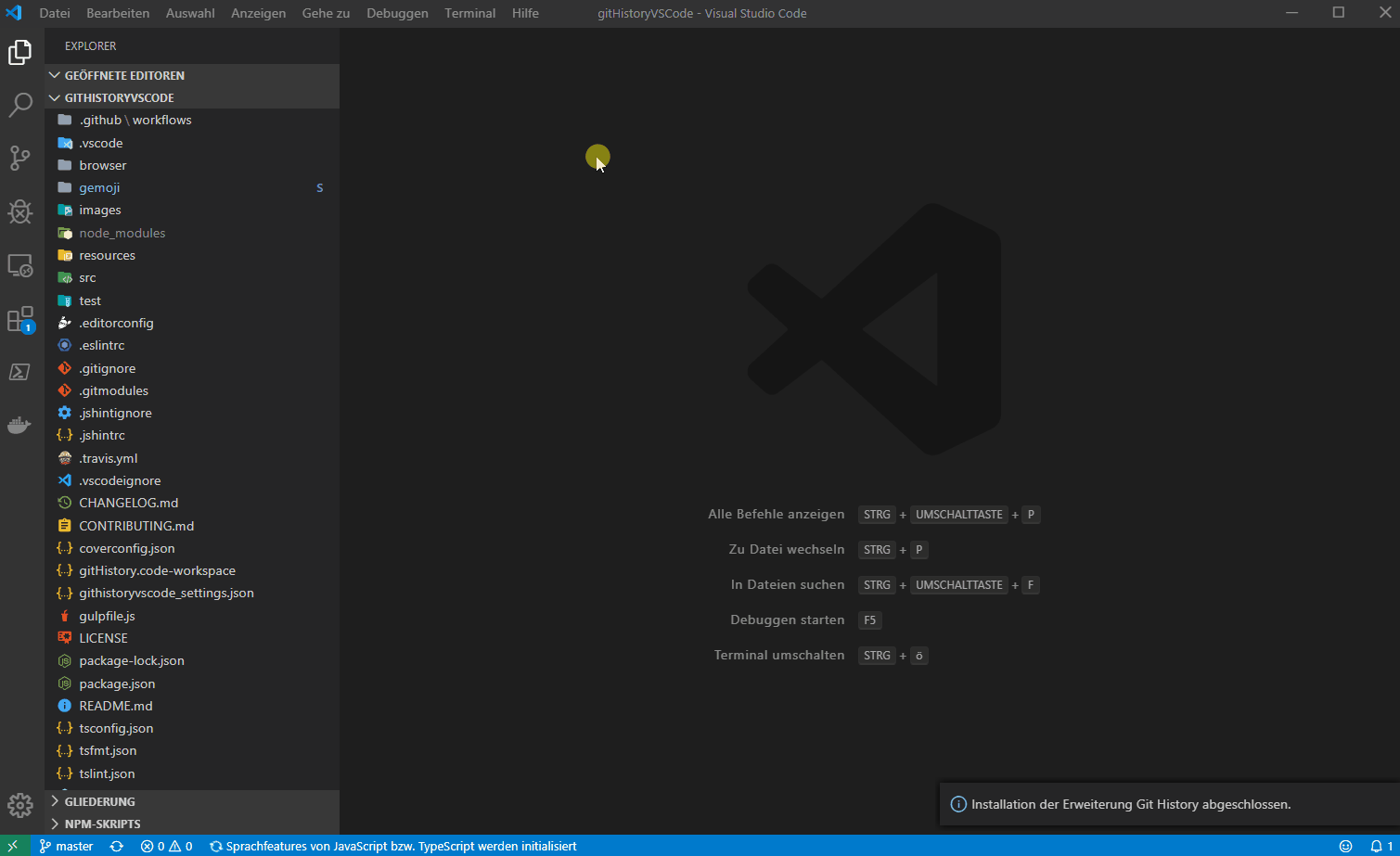 Как подключить git к visual studio code