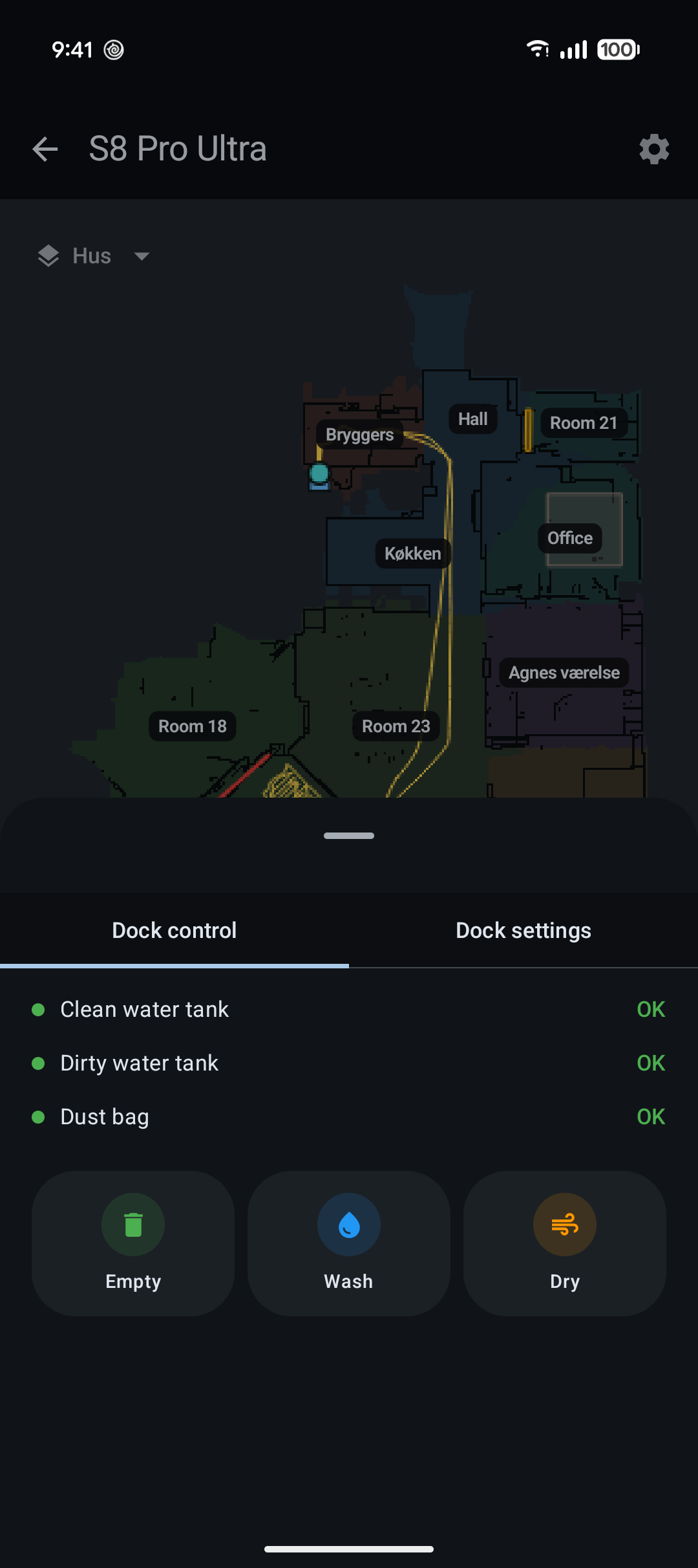 Dock control