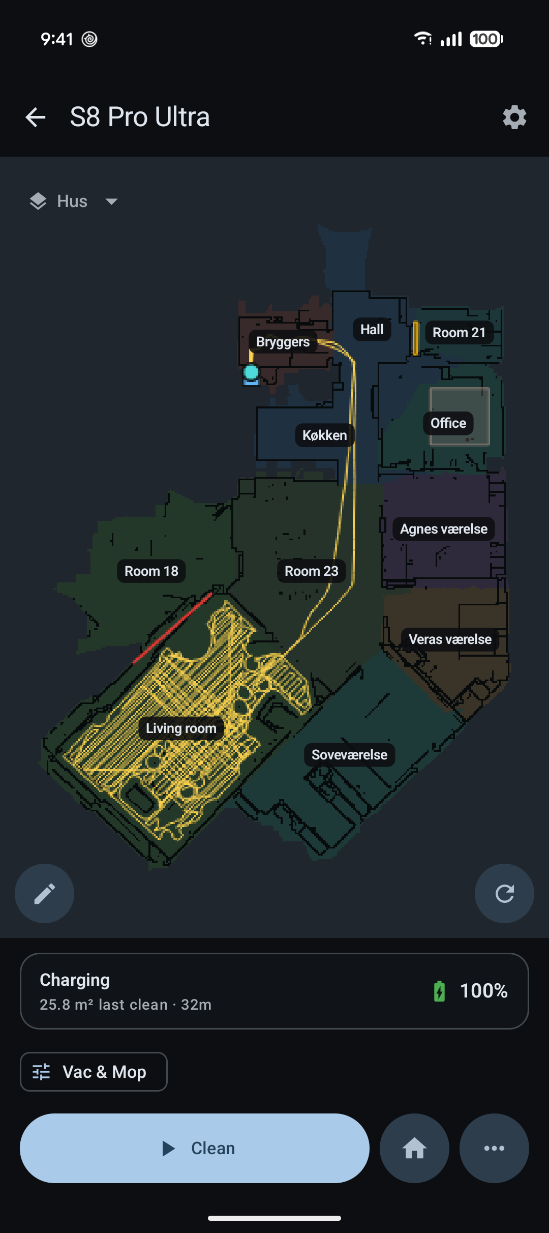 LocalRock map and control screen