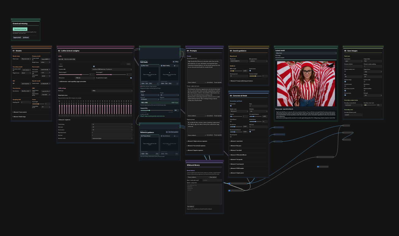 Donut Workflow V4 Beta — redesigned controls