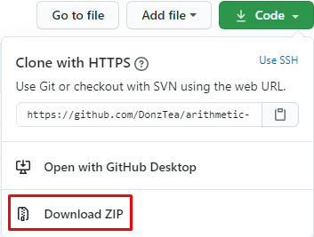 tutorial download zip