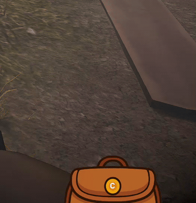 Opening and closing the backpack