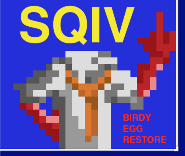 SQIV Birdy Egg Restoration cover art.
