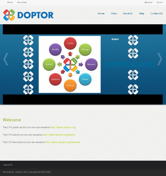 Doptor CMS Frontend