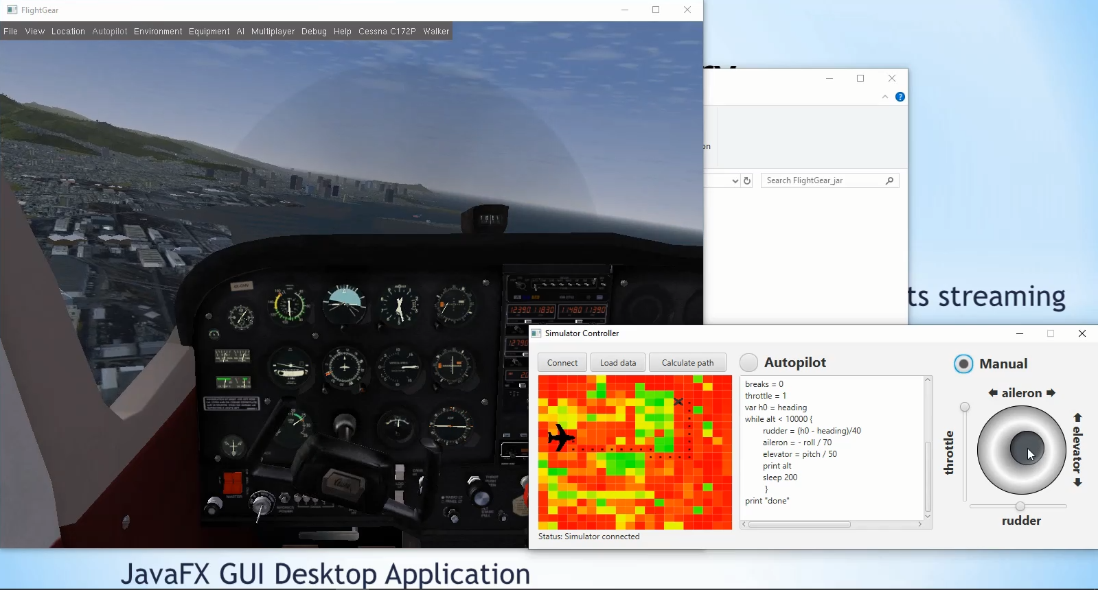 GitHub - Dor-Nachbi/Flight-simulator: Desktop application for ...