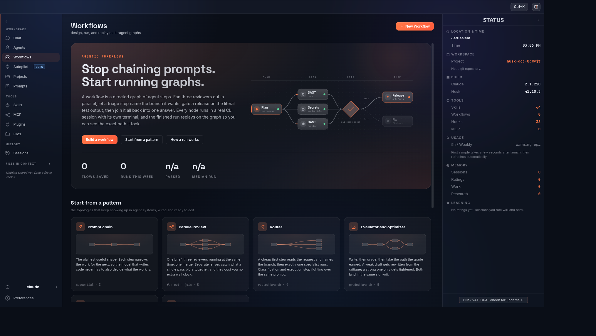 Workflows hub