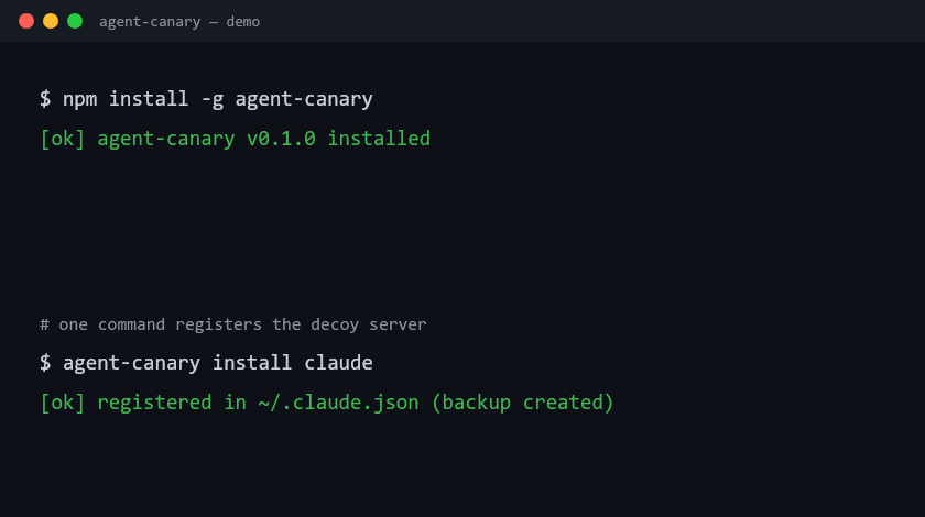 agent-canary demo