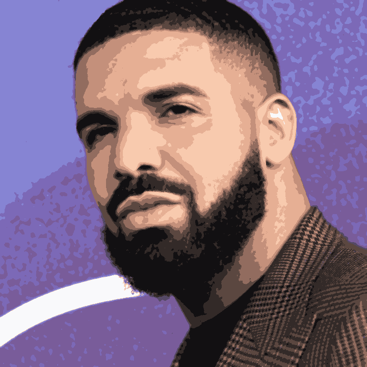 drake's face (k=12)